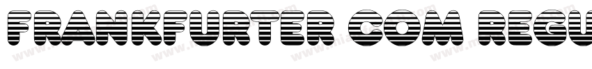 Frankfurter Com Regu字体转换